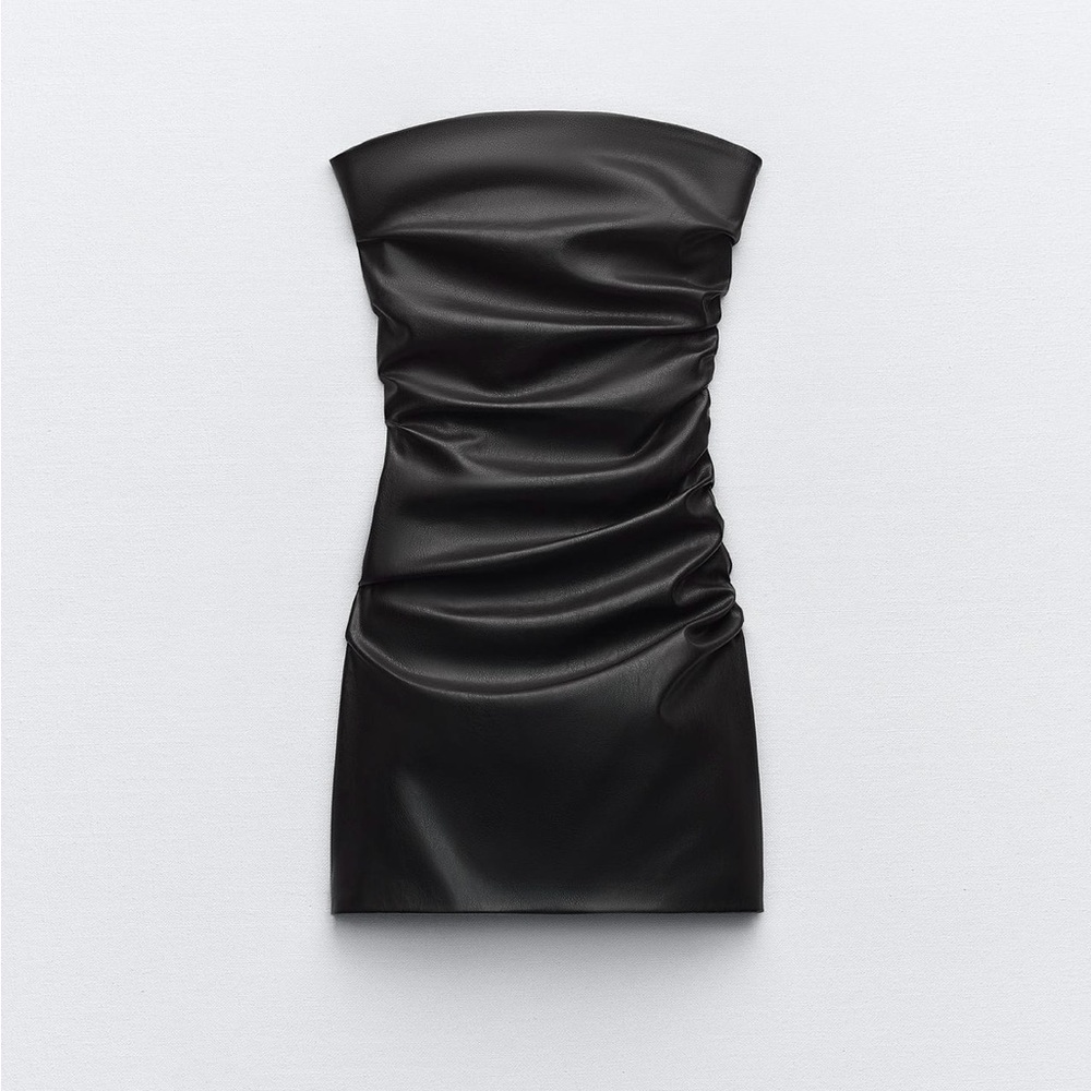Zara Faux Leather Dress